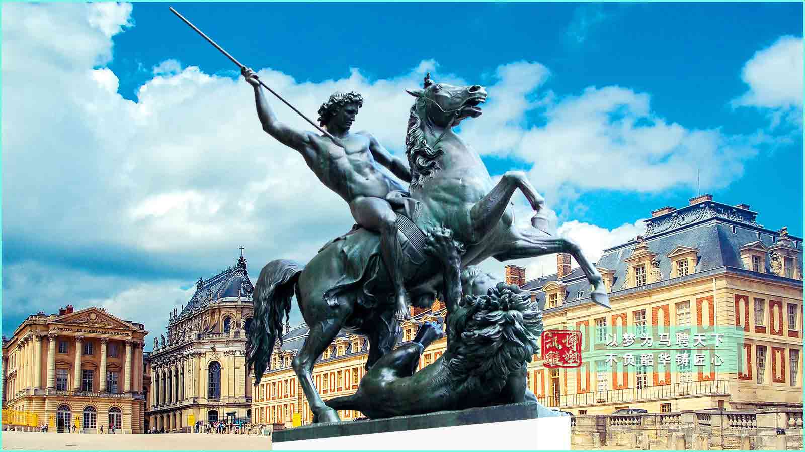 鑄銅西方騎士騎馬人物銅雕,戶(hù)外大型別墅廣場(chǎng)歐式主題景觀(guān),銅雕定制廠(chǎng)家